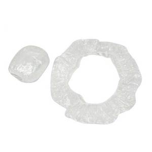Couvercle de <span class=keywords><strong>volant</strong></span> <span class=keywords><strong>jetable</strong></span> en <span class=keywords><strong>plastique</strong></span> extensible, 100 pièces, protecteur pour voiture - Product Image 3