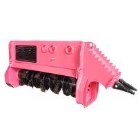 Broyeur forestier pour excavatrice, accessoire de déchiquetage de végétation, machine de recyclage du bois