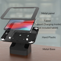 Samsung Lenovo Tabletler için 10 ila 11 İnç Ayarlanabilir Duvara Monte Kilitli Hırsızlık Önleyici POS Tablet Tutucu