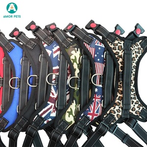 Imbracatura per cani in tweed di lusso no pull pettorina per animali domestici imbracatura per cani con logo personalizzato con manico - Product Image 2