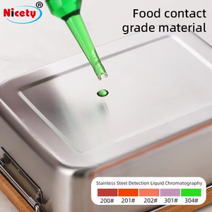 Tùy Chỉnh 304 Thép Không Gỉ Nắp Tre Bento Hộp Ăn Trưa Tái Sử Dụng Heatable <span class=keywords><strong>Container</strong></span> Thực Phẩm Với Độ Tươi Bảo Quản Cho Trẻ Em - Product Image 2