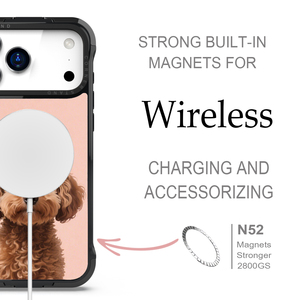 Funda magnética 2D personalizada para <span class=keywords><strong>iPhone</strong></span> para 17 16 15 14pro-Fundas para teléfonos móviles compatibles con carga inalámbrica - Product Image 2