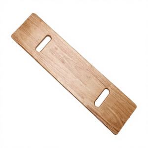 Planche de transfert pour patients en bois de caoutchouc poli, style art populaire, dispositif d'assistance pour le transfert de fauteuil roulant vers lit, bain, toilettes - Product Image 4