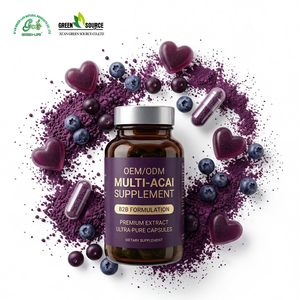 Poudre de baies <span class=keywords><strong>d</strong></span>'açaï biologiques lyophilisées en vrac, ingrédient superalimentaire pour smoothies, boissons, compléments alimentaires, fournisseur OEM en marque blanche - Product Image 5