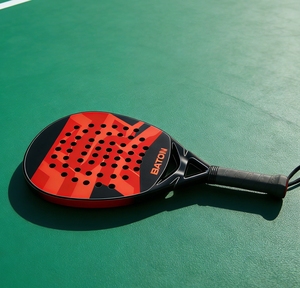 Raquette de padel durable personnalisée en usine, entièrement en carbone, populaire en Europe - Product Image 2