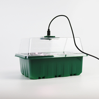 Bandeja de germinación LK con ventilación y luz, caja de cultivo para inicio de semillas, de uno a cinco cables, fecha de cultivo