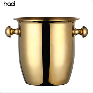5L rond de luxe cerf en acier inoxydable seau à glace ventre refroidisseur pinces hôtel restauration équipement pour boîtes de nuit et bars - Product Image 4