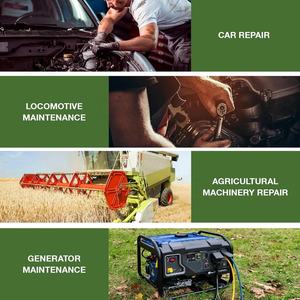 3/<strong>8</strong>" Universal Chrome Finish Spark Plug <strong>Socket</strong> <strong>Set</strong>-7-Piece Magnetic Swivel <strong>Sockets</strong> Wrench Kit with Customizable OEM Support - Product Image 5