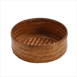 Cesta de Almacenamiento Tejida a Mano de Bambú, Creativa, para el Hogar, Frutos Secos, Mesa de Centro, Aperitivos, Gran Capacidad, Almacenamiento de Dulces - Product Image 5