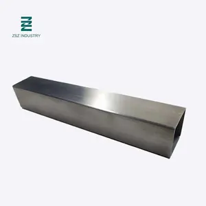 40mm Square Stainless Steel 304 316 Handrail Tube in Modern Design Mirror/Satin Finish for Wall Deck Staircase Pool Use