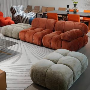 Sofá Seccional Modular de Tela Rectangular de Lujo Moderno <span class=keywords><strong>Peyo</strong></span> Personalizado, Sofá Cama con Patas de Madera, Muebles Cómodos para Apartamento - Product Image 5