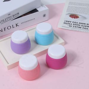 Kit de flacons de toilette personnalisés avec logo, avec couvercle à vis, boîte à crème pour le visage, récipients de voyage en silicone anti-fuite - Product Image 3