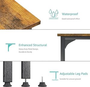 Bàn máy tính theo phong cách hiện đại bán chạy nhất với Tủ hồ sơ này có thể được sử dụng trong cả cài đặt nhà và văn phòng - Product Image 5