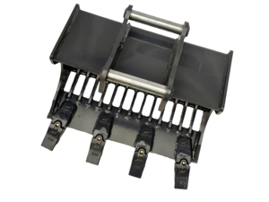 Bêche de démolition bibo 2026 en acier personnalisable pour mini-excavatrice de 1,2 tonne S30, bêche squelette de 500 mm - Product Image 4