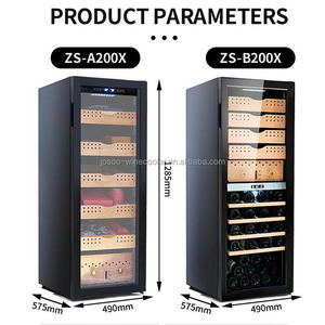 Josoo-armario de almacenamiento de vino tinto y té, refrigerador de botellas de vino de acero inoxidable - Product Image 3