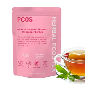 Dönem ağrı kesici için yüksek kalite esmer şeker zencefil PCOS detoks çayı