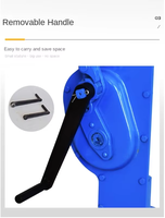 Chariot élévateur manuel FLDA du fabricant chinois, transpalette à levage hydraulique haute efficacité, outils de levage, capacité 11-20T, 720mm