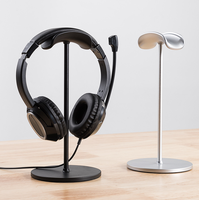 Support de Présentation Détachable en Métal pour Casque de Bureau, Support de Présentation pour Casque Gaming Circum-auriculaire, Personnalisable en Usine, Montage Facile