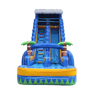 Glissade aquatique gonflable avec éclairage <span class=keywords><strong>LED</strong></span> pour les activités commerciales pour enfants, glissade aquatique gonflable pour <span class=keywords><strong>piscine</strong></span> - Product Image 1