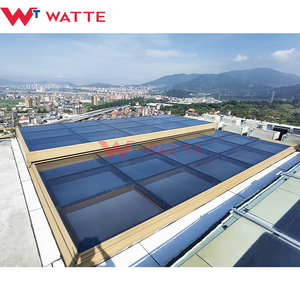 Lucernario Intelligente a Risparmio Energetico con Tetto Apribile Mobile, Finestra per Tetto Piano, Lucernario Operabile, Tetto in Vetro Scorrevole Elettrico - Product Image 5