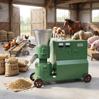 Nouvelle machine à granulés de céréales pour aliments pour animaux de ferme, volailles, poulets, canards, oies, mini-pelletiseuse, production élevée de 200-300 kg/h, 7,5 kW