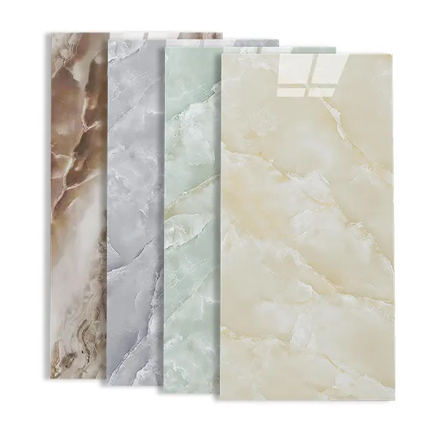 PVC Marble Wall Tiles 30*60 Bathroom Waterproof Self Adhesive Tiles For Kitchen Wall