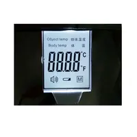 Polarize film 3.3v TN monokrom pozitif 4 haneli sıcaklık ölçer lcd ekran