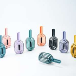 Escova macia para massagem do couro cabeludo e desembaraçar cabelos, uma variedade de cores, dentes de alta elasticidade, fácil de transportar, mais vendida - Product Image 3