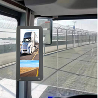 12.3 pouces sauvegarde caméra de recul écran IPS voiture rétroviseur moniteur voiture TV moniteur pour Bus camion