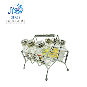 Tapa de coctelera vacía de 4oz y 8oz, botella de vidrio para condimentos, sal y pimienta, conjunto de tarros de especias, venta al por mayor - Product Image 6