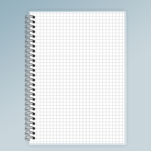Quaderno a Spirale in Acrilico Spesso, B5 a Righe/a Quadretti, Fogli Staccabili, Vendita all'Ingrosso - Product Image 1