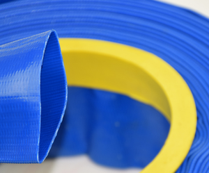 Tuyau <span class=keywords><strong>plat</strong></span> en <span class=keywords><strong>PVC</strong></span> bleu 2 bars 4 bars pour tuyau d'eau de décharge de pompe de piscine - Product Image 2