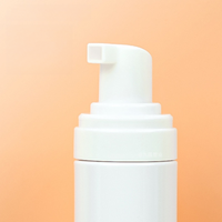Flacons vides pour nettoyant visage, sérum et mousse de soin de la peau, emballage 100-150ml, distributeur de savon moussant en PET blanc avec pompe