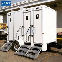 Nouveau luxe toilettes remorque Mobile toilettes toilettes remorque Mobile toilettes extérieur Portable