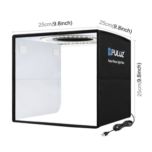 <span class=keywords><strong>Caja</strong></span> de Estudio Fotográfico PULUZ de 25 cm, <span class=keywords><strong>Caja</strong></span> de Luz Portátil con Anillo de Luz, Mini Estudio Fotográfico con 12 Fondos de Colores - Product Image 2