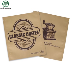 บรรจุภัณฑ์กาแฟดริปแบบซีลสามด้าน ผลิตจากกระดาษคราฟท์ พิมพ์โลโก้ได้ ปิดผนึกด้วยความร้อน เกรดอาหารเคลือบกันน้ำ เป็นมิตรกับสิ่งแวดล้อม - Product Image 5