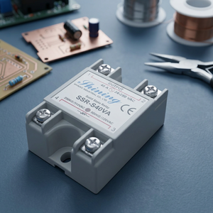 Relé de Estado Sólido SSR-S40VA Sellado en Miniatura con Control de Fase, Potenciómetro de 40A, Entrada de 250/500V, Salida de 24-280VAC, Uso General - Product Image 2