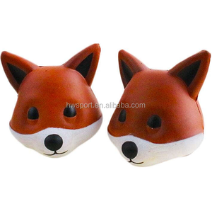 2025 Fabriek Promotionele Vos Vormige Custom Logo Papegaai Pu Stress Relievers Stress Speelgoed Stress Bal - Product Image 6