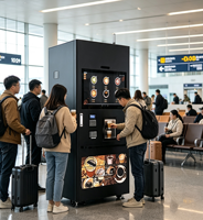 Distributeur automatique de café commercial 2026 avec paiement par QR code, carte et espèces – Machine intelligente pour café frais