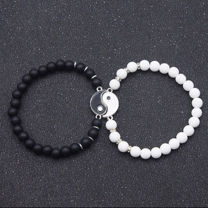 Nuevo Juego de Pulseras Yin Yang para Mejores Amigos, Diseño Simple de Tai Chi, Económicas, para Parejas - Product Image 4