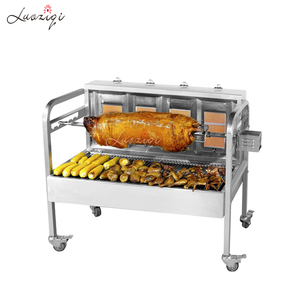 Parrilla Portátil de Carbón <span class=keywords><strong>y</strong></span> <span class=keywords><strong>Gas</strong></span> de Doble Uso 2026 de Gran Venta de Fábrica, <span class=keywords><strong>Asador</strong></span> de Cerdo <span class=keywords><strong>y</strong></span> Cordero para Exteriores, Parrilla de Asar Giratoria - Product Image 5