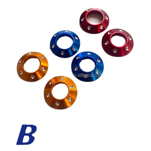 Booney Componenti per Costruzione Canna da Pesca Fai-da-Te, Anelli di Finitura in Alluminio per Avvolgimento Canna - Product Image 2