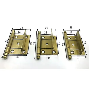 Slot-Free Wooden Door Antique Folding Hinge Metal Bending Hinge Progressive Stamping Die/tool