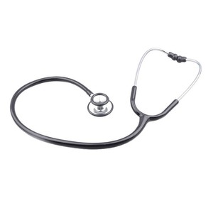 Stéthoscope médical à double tête, conception acoustique noire pour examen physique, classe I, fonctionnement manuel MK01-114 - Product Image 1