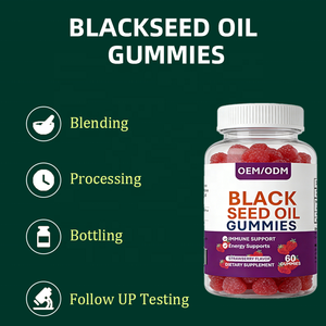 Permen Jeli Minyak Habbatussauda Hitam Dewasa Grosir 60 |   Rasa Stroberi Meningkatkan Kepadatan Tulang 2 Per Porsi Suplemen - Product Image 2