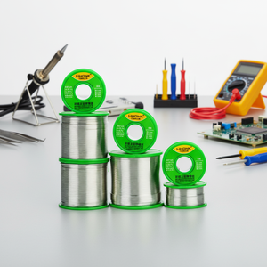 Fil de <span class=keywords><strong>soudure</strong></span> sans plomb de noyau de flux d'étain 0.6mm-1.0mm pour la réparation de carte PCB 50g-1kg disponible dans des tailles d'OEM personnalisées Cu0.7 Flux 2.2 - Product Image 1