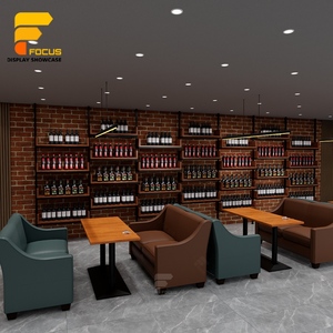 Chất Lượng Cao Bằng Gỗ Tủ Nhà Sản Xuất Cà Phê Hiện Đại Cửa Hàng Thiết Kế Quầy Cà Phê Cửa Hàng Thiết Kế Cà Phê Đứng Cửa Hàng - Product Image 2