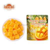 Mango Cube Kauwgommetjes met Echt Fruit Sap Private Label OEM Groothandel Fabriek Directe Fabrikant Exporteur