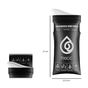 Emergency <b>Mini</b> Toilet 700Cc Unisex Portable Urine <b>Bag</b> For Driving Camping Travel - Product Image 3