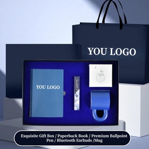 Juego de regalo Premium <span class=keywords><strong>para</strong></span> cuadernos con logotipo personalizado 2025, con auriculares Bluetooth, taza y bolígrafo, recuerdo corporativo de gama alta - Product Image 2